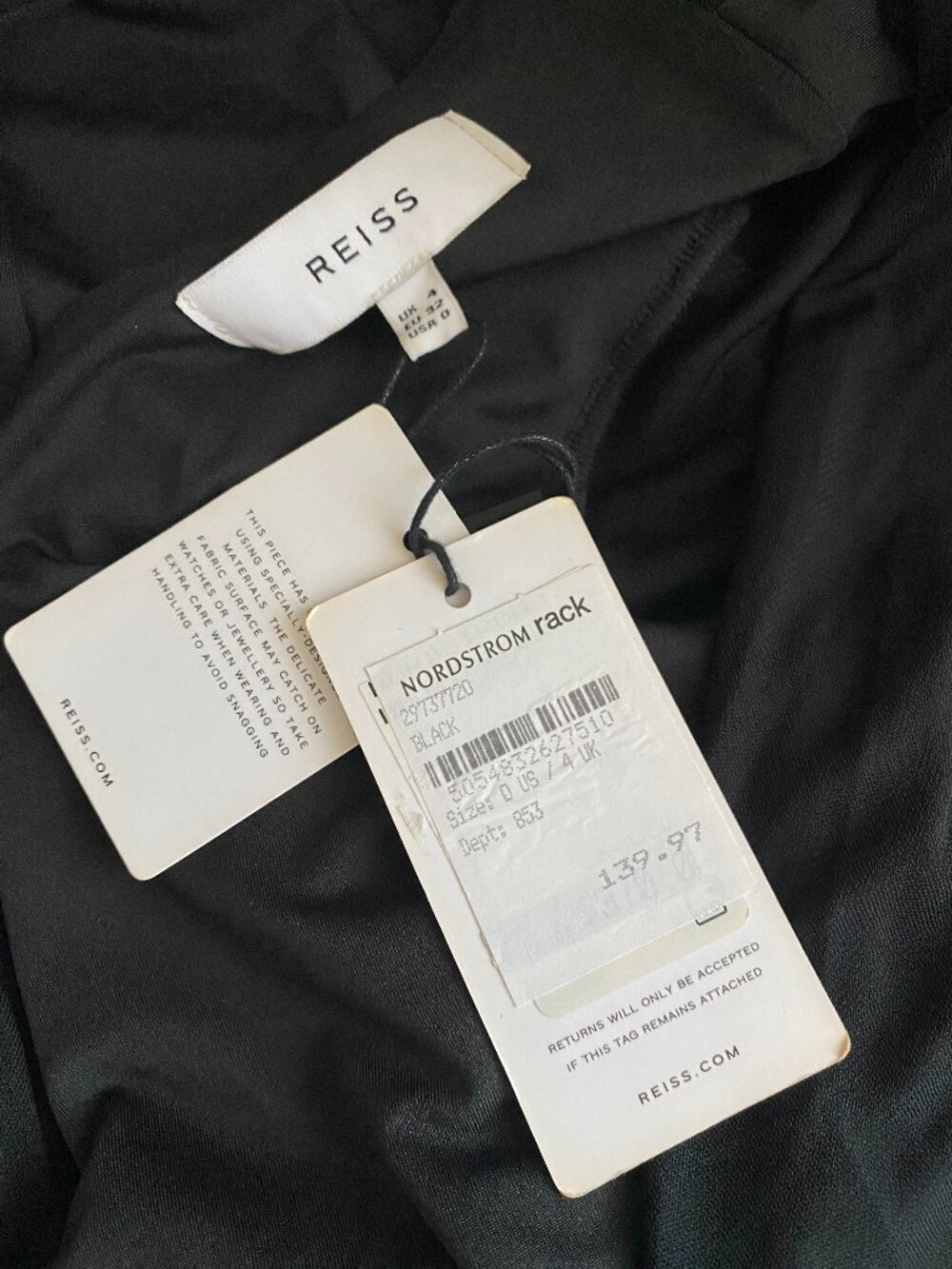 Reiss NWT | Lillian Plunge Detail Maxi Dress - Picture 14 of 16